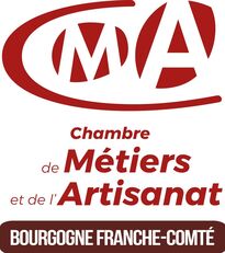 Logo de la Chambre des Métiers et de l'Artisanat Bourgogne Franche-Comté avec lien sur leur site internet