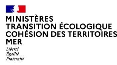 Logo Ministères, transition écologique, cohésion des territoires, mer