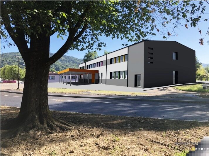 La rénovation énergétique du bâtiment et l’extension du préau existant École Élémentaire Benoît
