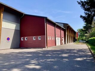 Photo de la halle culturelle et sportive de Giromagny de l'extérieur