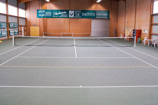 Photo de la halle de tennis