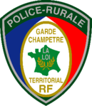 Ecusson - police rurale - garde champêtre communal 